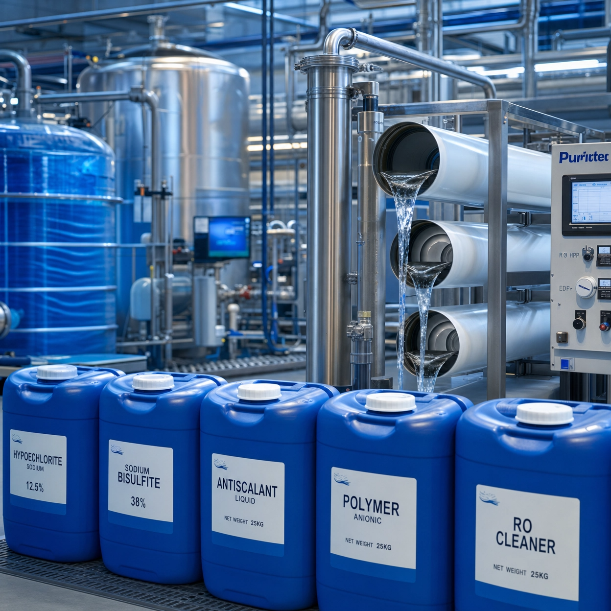 Water treatment chemicals